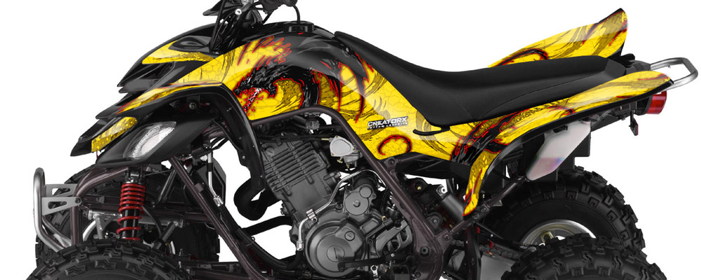 Yamaha Raptor 660 Graphics by CreatorX Dragon Fury